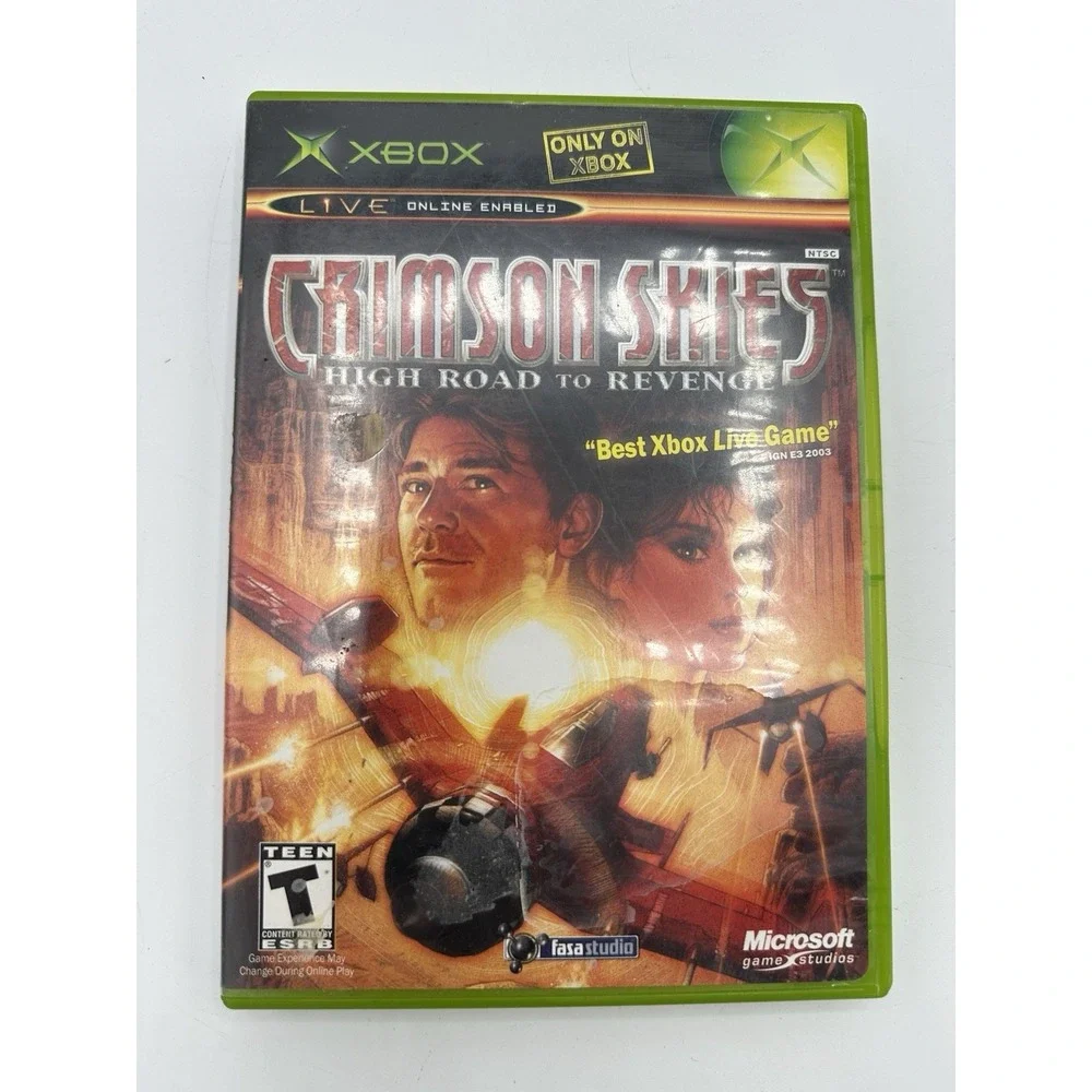 Crimson Skies High Road to Revenge Original Xbox CIB Complete Tested Working